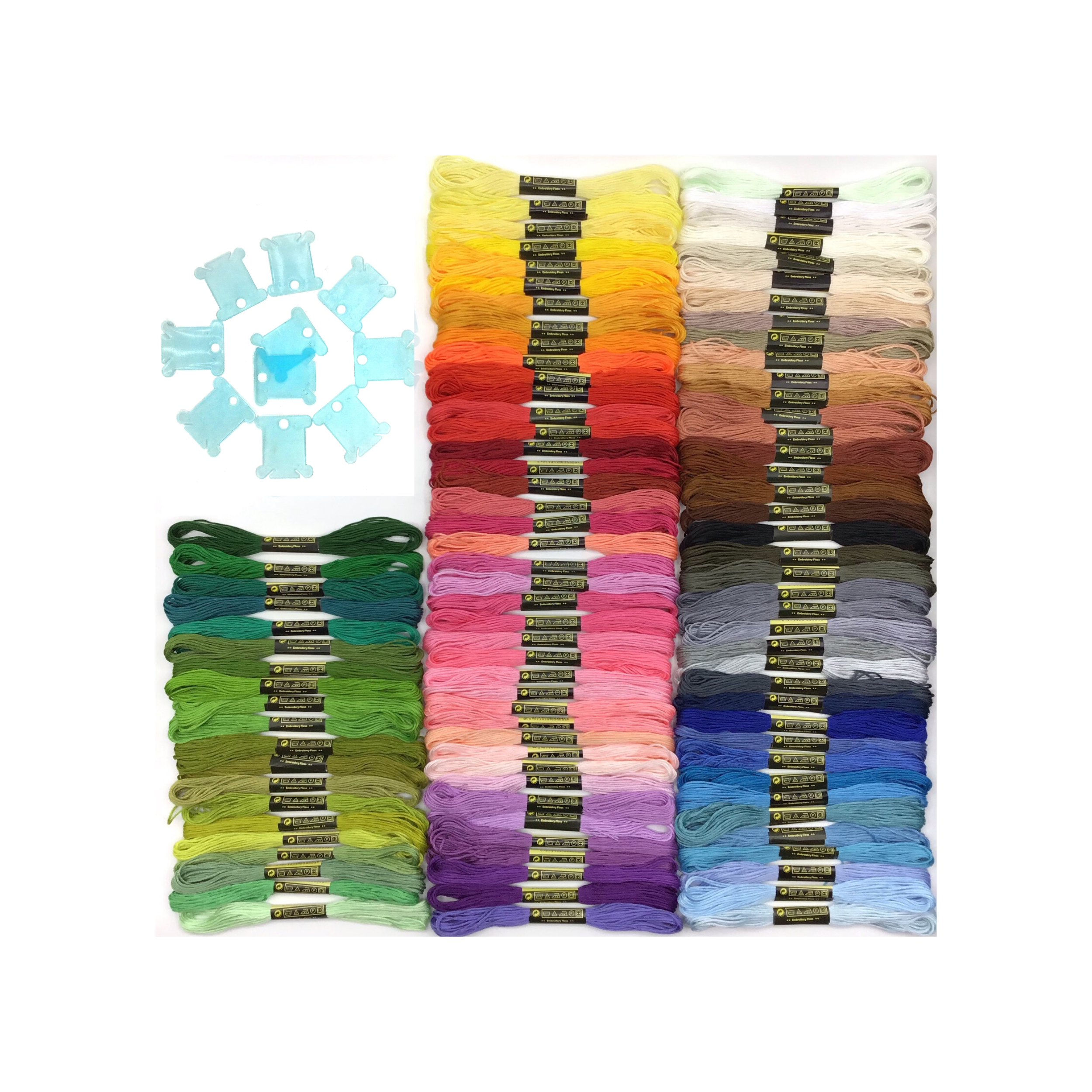 Clearer Bobbins 100 Count Floss Threads Amazon Main Photo